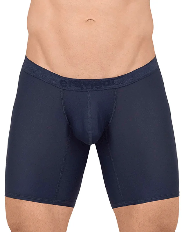 Men's boxer briefs with a contoured pouch for comfortErgowear Ew1655 Slk Boxer Briefs Navy Blue