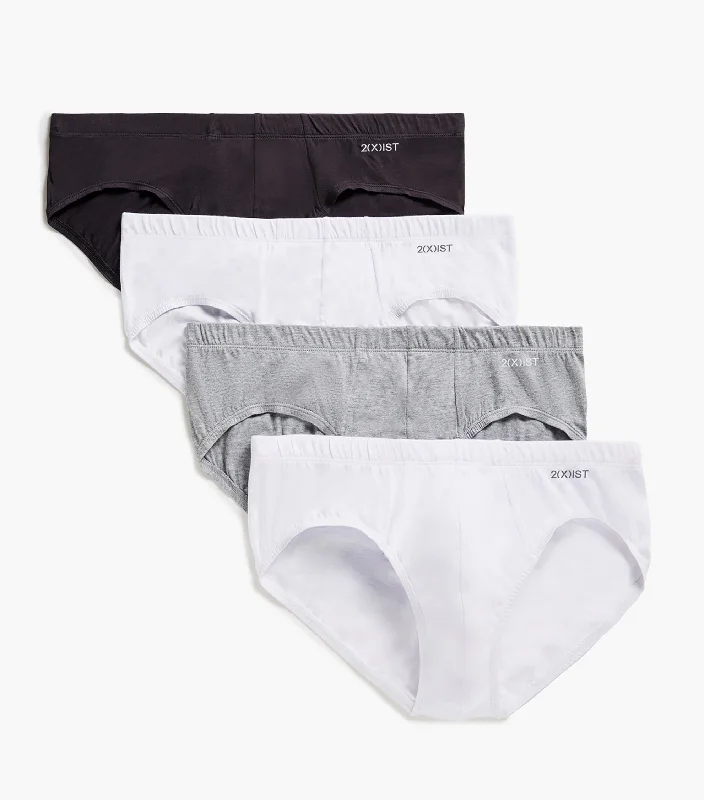Performance men's briefs for athletesEssential Cotton Bikini Brief 4-Pack