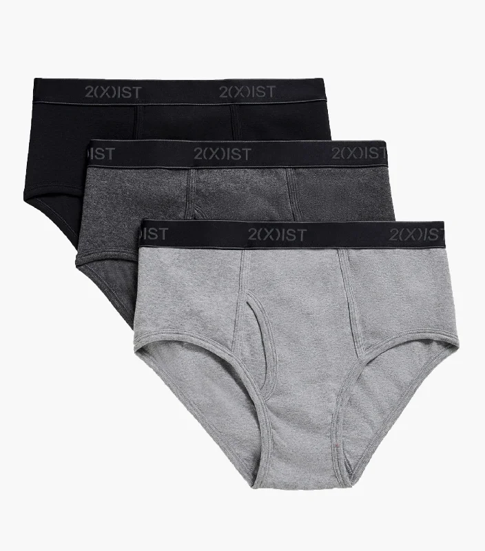 Soft cotton men's briefs for ultimate comfortEssential Cotton Fly Front Brief 3-Pack Soft cotton men's briefs for ultimate comfortEssential Cotton Fly Front Brief 3-Pack