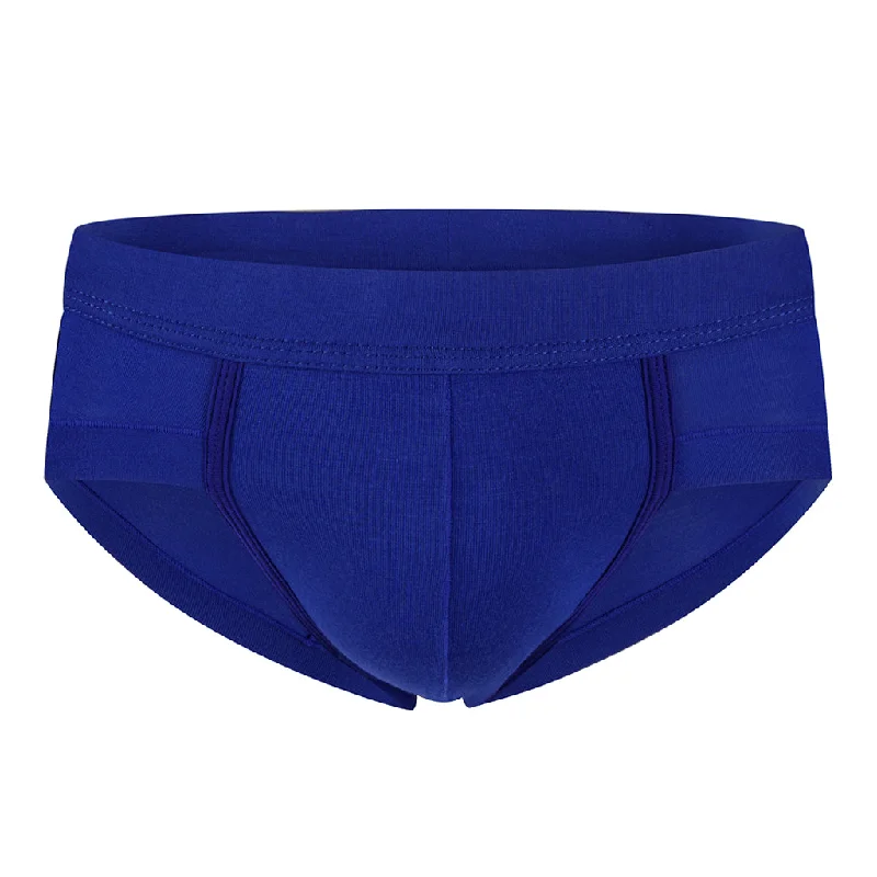 Silky men's briefs for a luxurious feelEuropean Dark Blue Brief Prototype