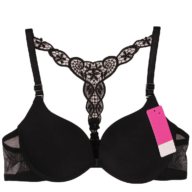 Neon - colored men's sexy underwear for a vibrant styleFashion Women Bra Front Closure Sexy Lace Racer Back Smooth Surface Push Up Underwear Lingerie Sujetador Red Black Purple Neon - colored men's sexy underwear for a vibrant styleFashion Women Bra Front Closure Sexy Lace Racer Back Smooth Surface Push Up Underwear Lingerie Sujetador Red Black Purple