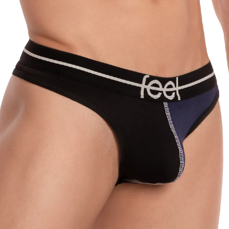 Rhinestone - decorated men's sexy underwear for glamourFeel FEK025 Bi-Thong