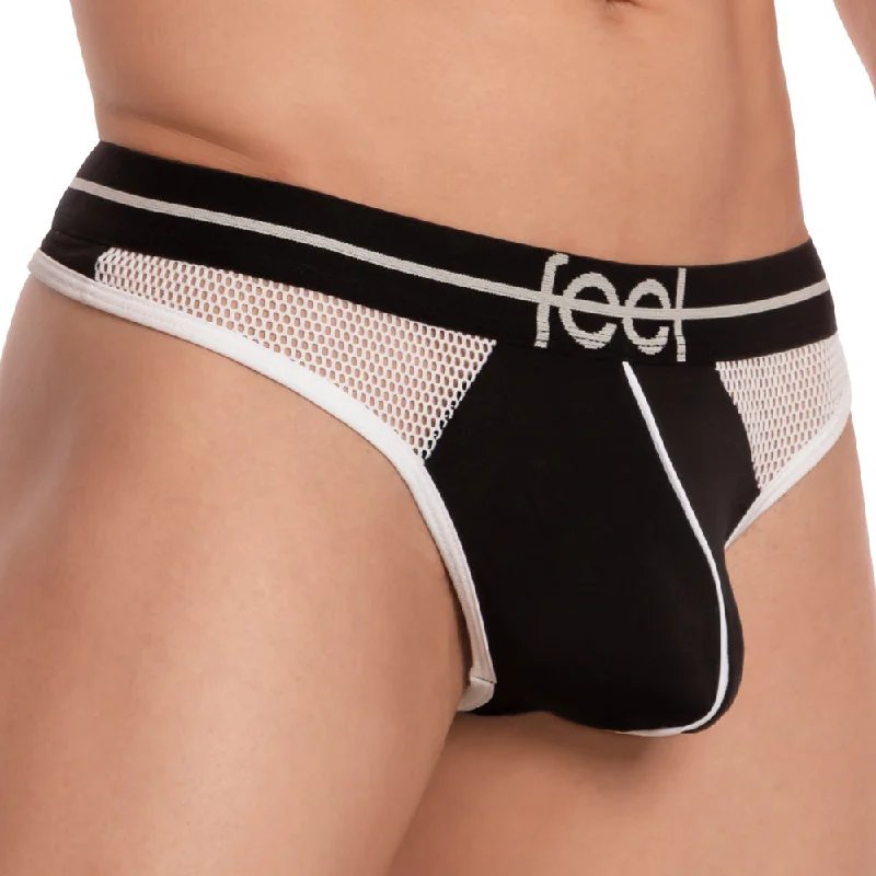 Fishnet men's sexy underwear for a daring statementFeel FEK026 Mesh Side Thong