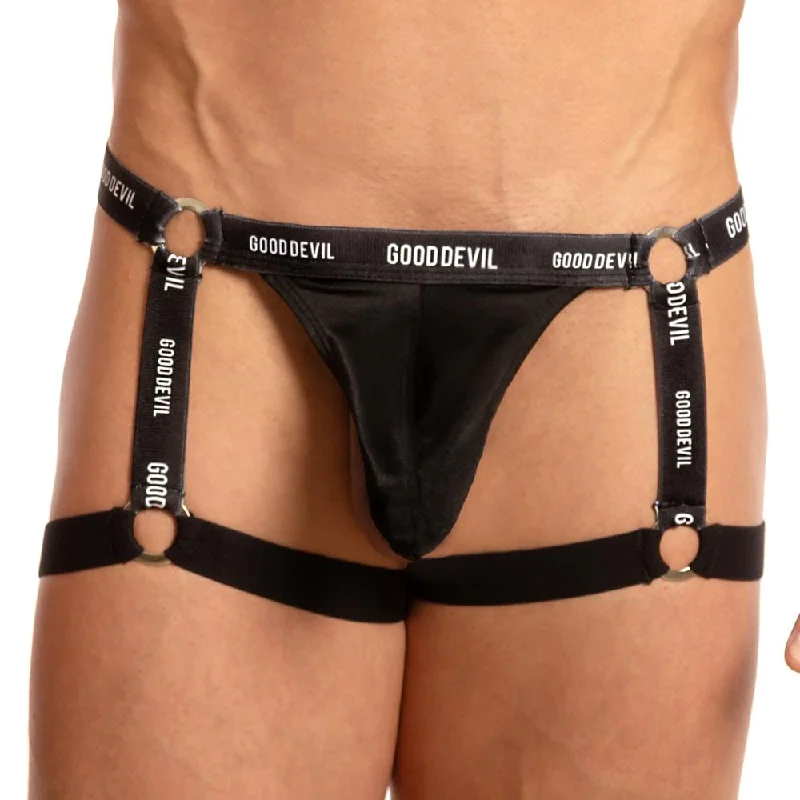 Lacy men's sexy underwear with a touch of sensualityGood Devil GDE040 Garder Jock