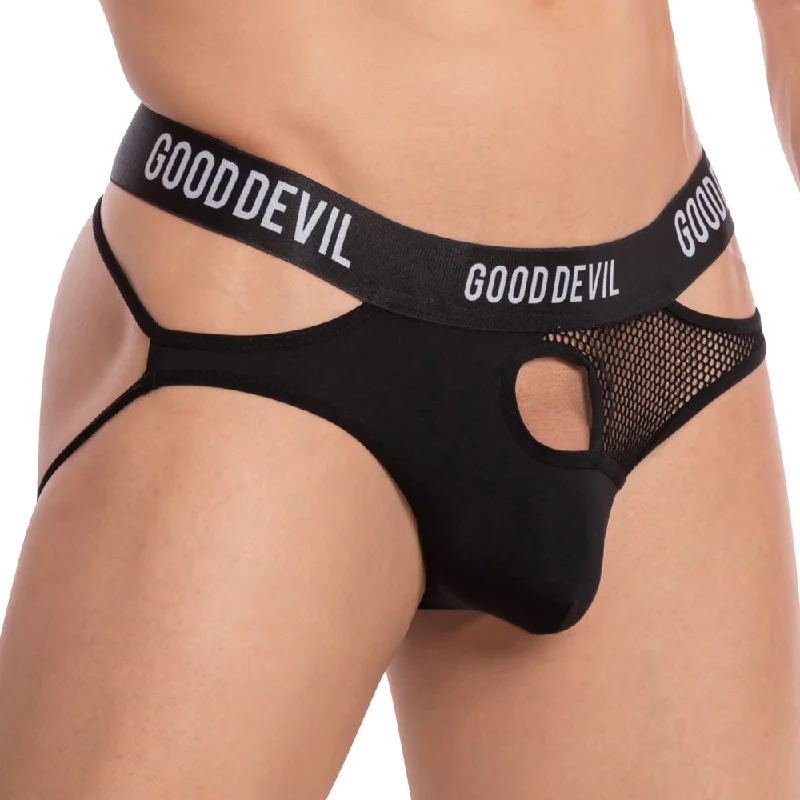 Studded men's sexy underwear for an edgy appealGood Devil GDE050 Bronco Jockstrap