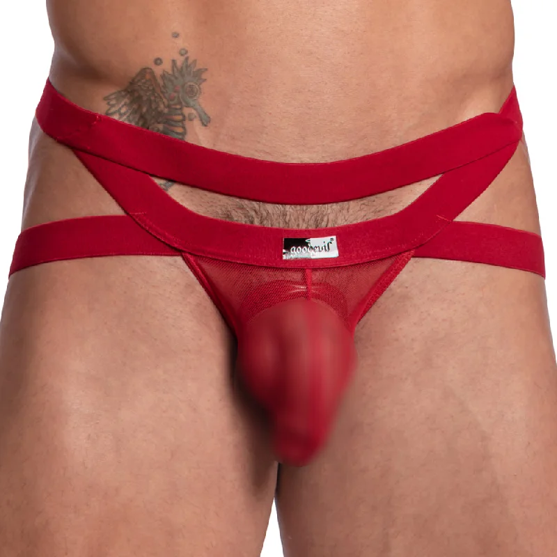 Glittery men's sexy underwear for a party vibeGood Devil GDE064 Jockstraps Criss-Cross Straps Glittery men's sexy underwear for a party vibeGood Devil GDE064 Jockstraps Criss-Cross Straps