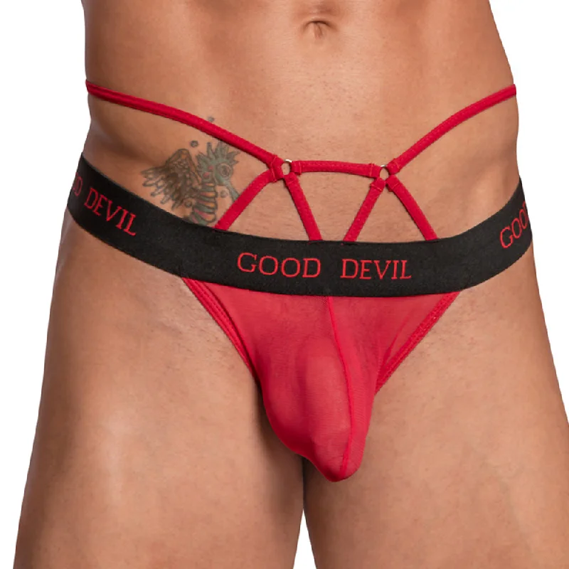 Rhinestone - decorated men's sexy underwear for glamourGood Devil GDI032 Breathable Bikini Rhinestone - decorated men's sexy underwear for glamourGood Devil GDI032 Breathable Bikini