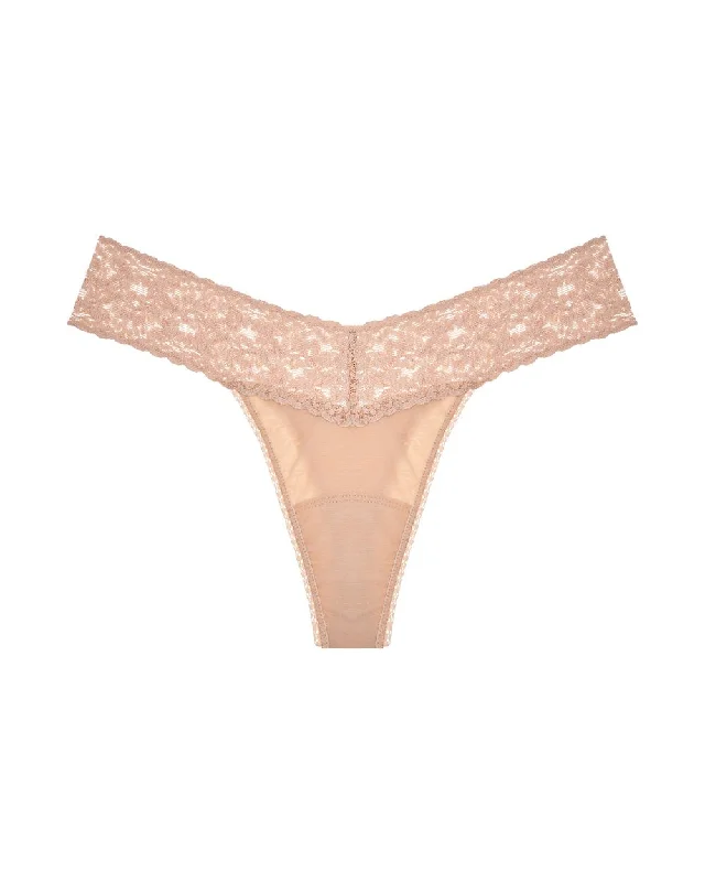 Rhinestone - embellished men's thongs for glamourCotton Low Rise Thong