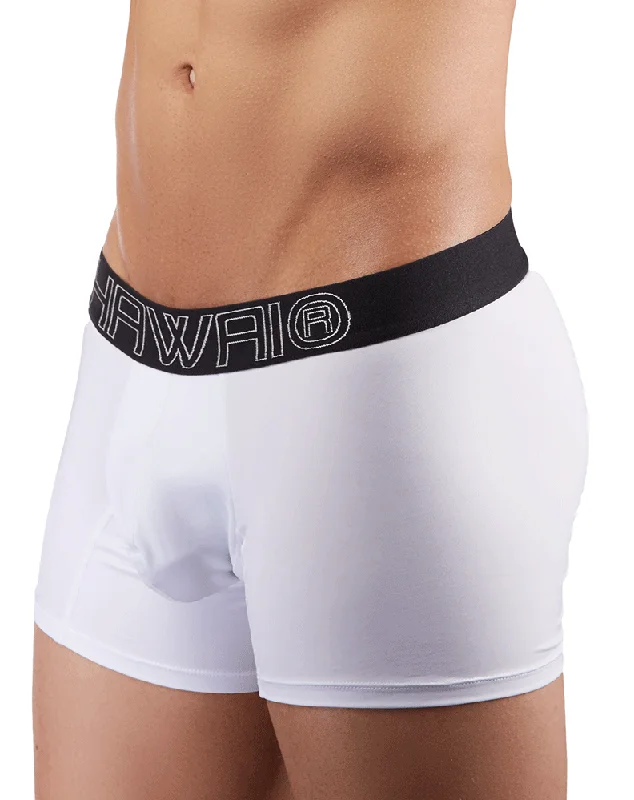 Printed men's boxer briefs with fun designsHawai 41948 Boxer Briefs  White