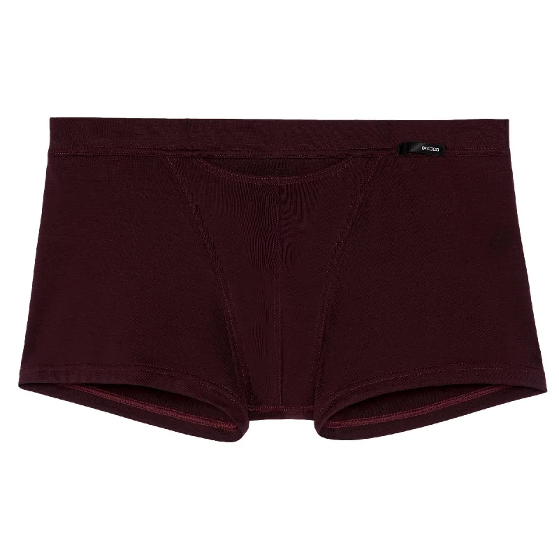Patterned men's boxer briefs, such as stripes or checksHom Tencel Soft Boxer Brief - Bordeaux Patterned men's boxer briefs, such as stripes or checksHom Tencel Soft Boxer Brief - Bordeaux