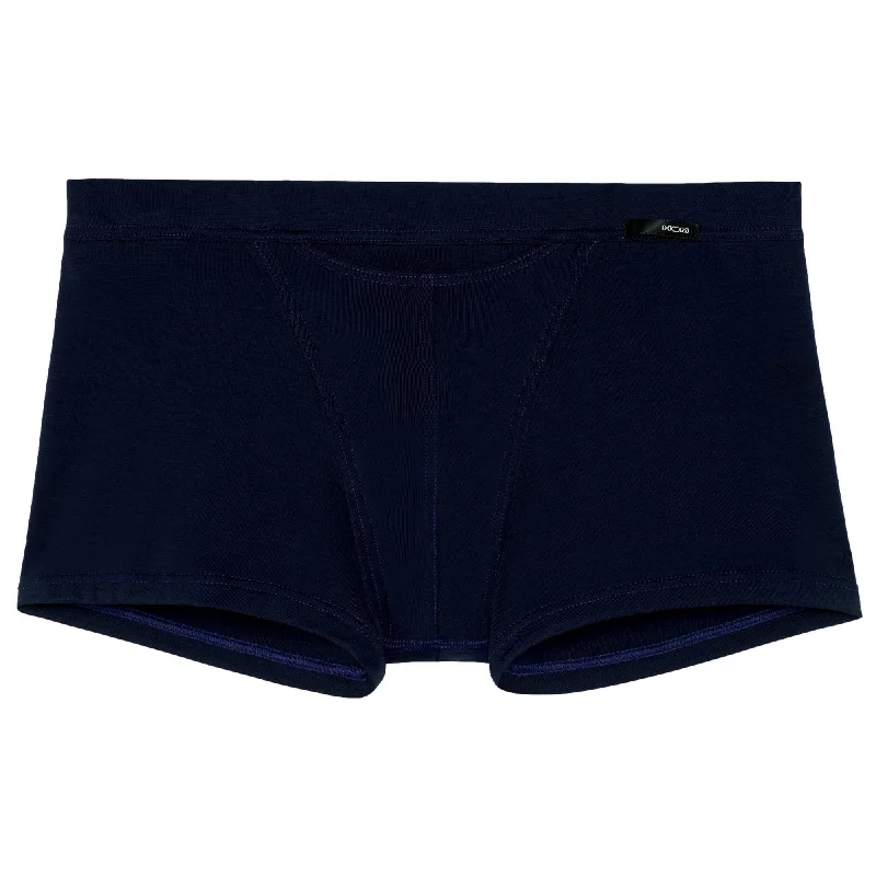 High - rise men's boxer briefs for extra supportHom Tencel Soft Boxer Brief - Navy