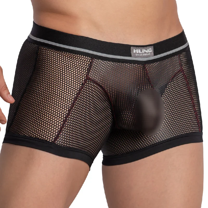 Fishnet men's sexy underwear for a daring statementHung HGG012 Barely Covered Boxer