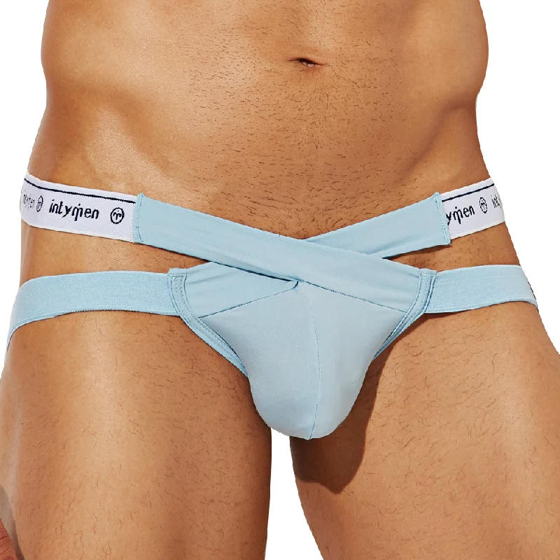 See - through men's sexy underwear for a provocative lookIntymen INE031 Cross Strapped Jockstrap See - through men's sexy underwear for a provocative lookIntymen INE031 Cross Strapped Jockstrap