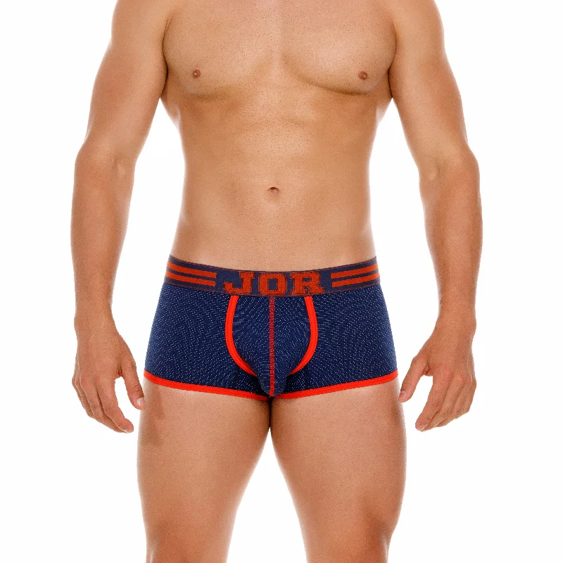 Mesh - paneled men's boxer briefs for ventilationJOR College boxer blue