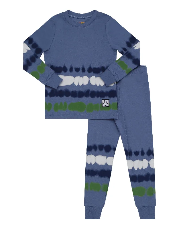 Neon - colored men's thongs for a bold statementKids Pima Cotton Striped Tie Dye Legging Playwear Set Blue Neon - colored men's thongs for a bold statementKids Pima Cotton Striped Tie Dye Legging Playwear Set Blue