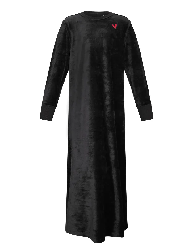 Rhinestone - embellished men's thongs for glamourKids Velour Hearts Loungewear Playwear or Nightgown