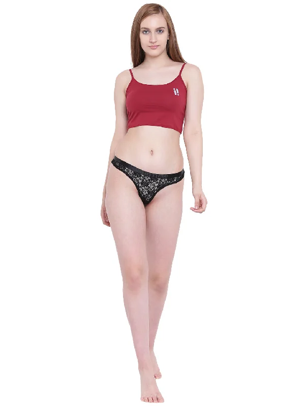 Neon - colored men's thongs for a bold statementLacy Affair Panty