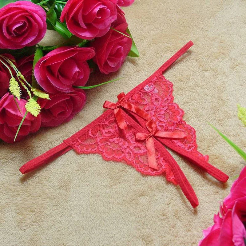 Body - hugging men's sexy underwear for a tight fitLadies Lace Sexy Open Crotch Thongs G-string V-string T-Back Panties Knickers Underwear Body - hugging men's sexy underwear for a tight fitLadies Lace Sexy Open Crotch Thongs G-string V-string T-Back Panties Knickers Underwear