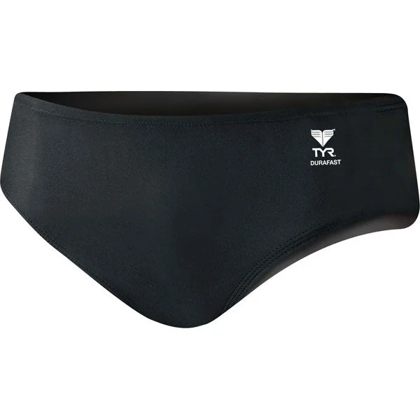 Men's briefs with a supportive pouch designMen's TYReco Lycra Racer - Black