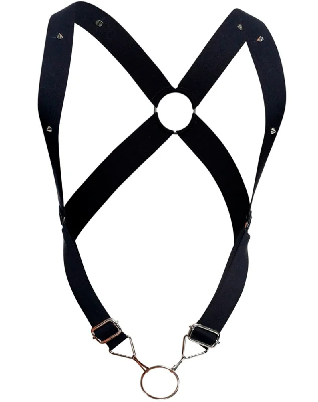 Geometric - patterned men's sexy underwear for a modern appealMalebasics Dmbl05 Dngeon Crossback Harness Army