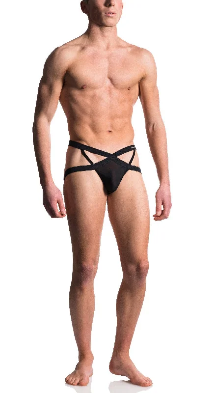 Neon - colored men's thongs for a bold statementMANSTORE - M101 - X Cut Jock