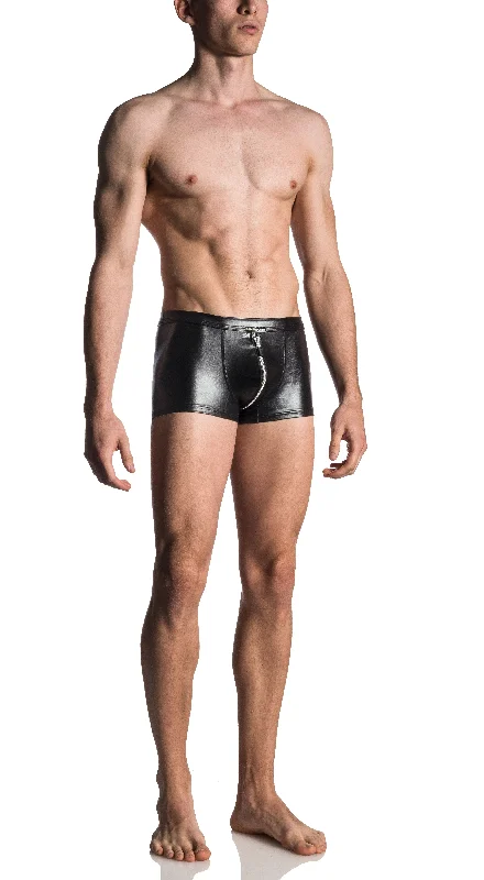Solid - color men's thongs in simple huesMANSTORE - M107 - Zipped Pants