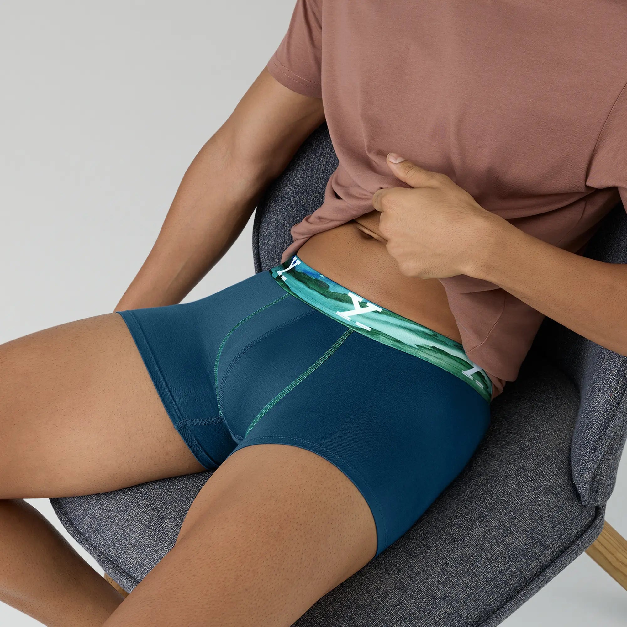 Slim - cut men's trunks for a modern styleDynamo Modal Trunks Ocean Green