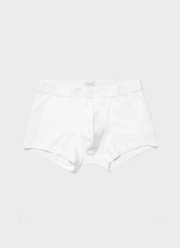 Solid - color men's trunks in various shadesMen's Stretch Cotton Trunks in White