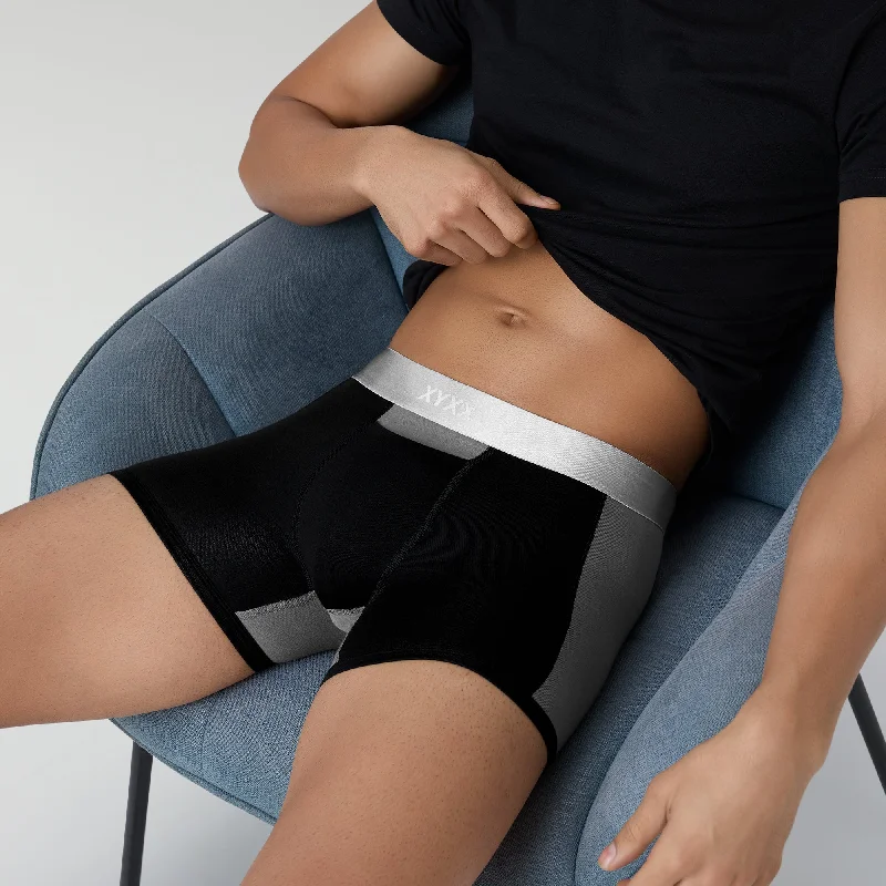 Men's trunks with a reinforced crotch areaIlluminati Modal Trunks Black Smoke