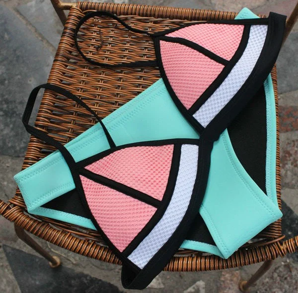 Thong - style men's sexy underwear for maximum exposureNewest Women Neoprene Bikini Set Push Up Swimwear Padded e Swimsuit Bathing Suit Thong - style men's sexy underwear for maximum exposureNewest Women Neoprene Bikini Set Push Up Swimwear Padded e Swimsuit Bathing Suit