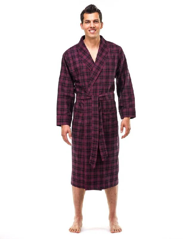 Black/Burgundy Plaid