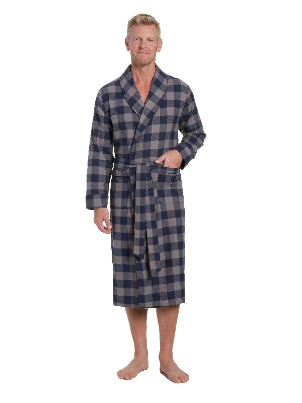 Gingham Checks - Charcoal-Navy