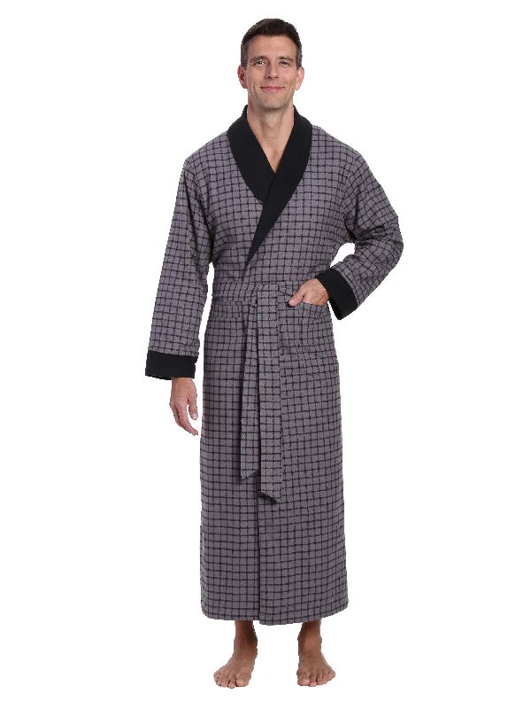 Glittery men's thongs for a party lookMens Premium 100% Cotton Flannel Fleece Lined Robe - Checks Charcoal-Black Glittery men's thongs for a party lookMens Premium 100% Cotton Flannel Fleece Lined Robe - Checks Charcoal-Black