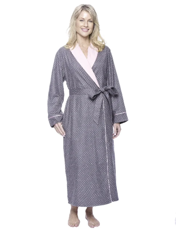 Microfiber men's thongs for a smooth feelWomen's Premium Flannel Fleece Lined Robe - Pindots Charcoal Microfiber men's thongs for a smooth feelWomen's Premium Flannel Fleece Lined Robe - Pindots Charcoal