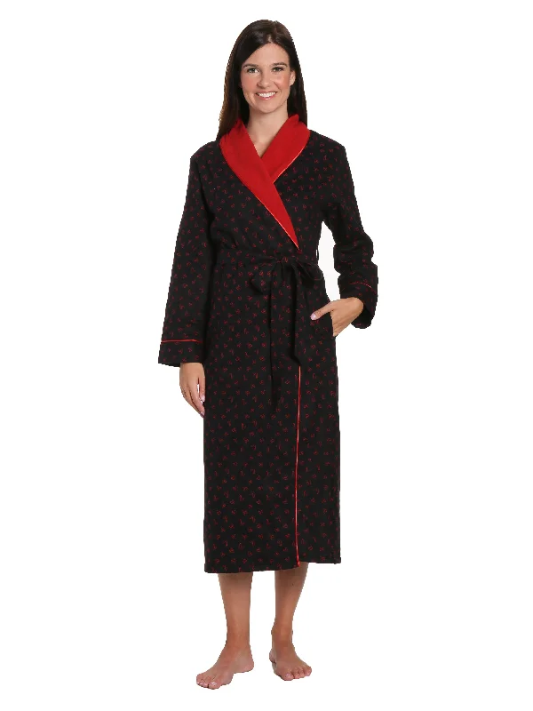 Patterned men's thongs, such as stripes or polka dotsWomen's Premium Flannel Fleece Lined Robe - Doodle Hearts Patterned men's thongs, such as stripes or polka dotsWomen's Premium Flannel Fleece Lined Robe - Doodle Hearts
