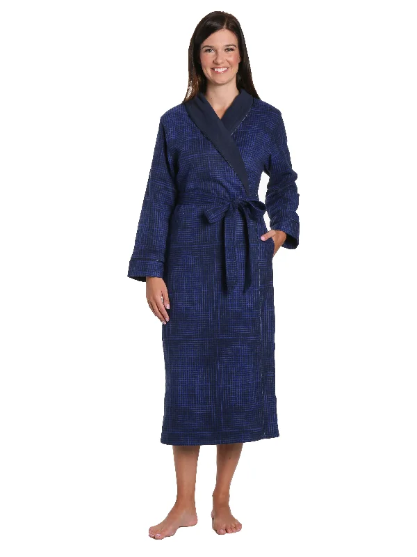 Elastic - banded men's thongs for a secure fitWomen's Premium Flannel Fleece Lined Robe - Jutelicious Blue Elastic - banded men's thongs for a secure fitWomen's Premium Flannel Fleece Lined Robe - Jutelicious Blue