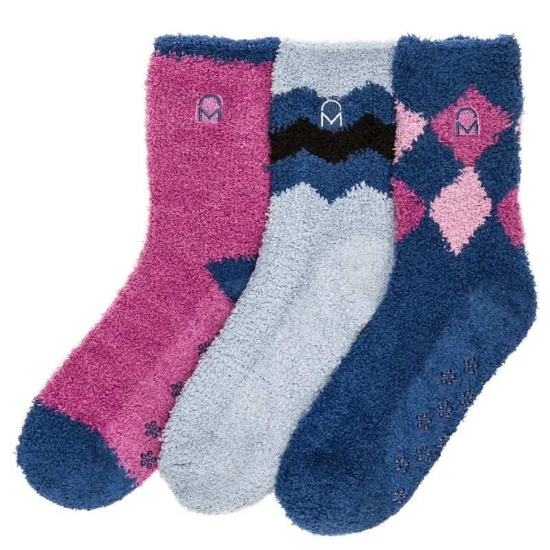 Cotton men's thongs for basic comfortWomen's (3 Pairs) Soft Anti-Skid Fuzzy Winter Crew Socks - Set A8
