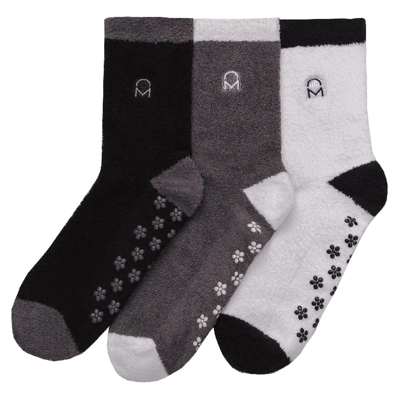 Elastic - banded men's thongs for a secure fitWomen's Soft Anti-Skid Micro-Plush Winter Crew Socks - Set C3 Elastic - banded men's thongs for a secure fitWomen's Soft Anti-Skid Micro-Plush Winter Crew Socks - Set C3