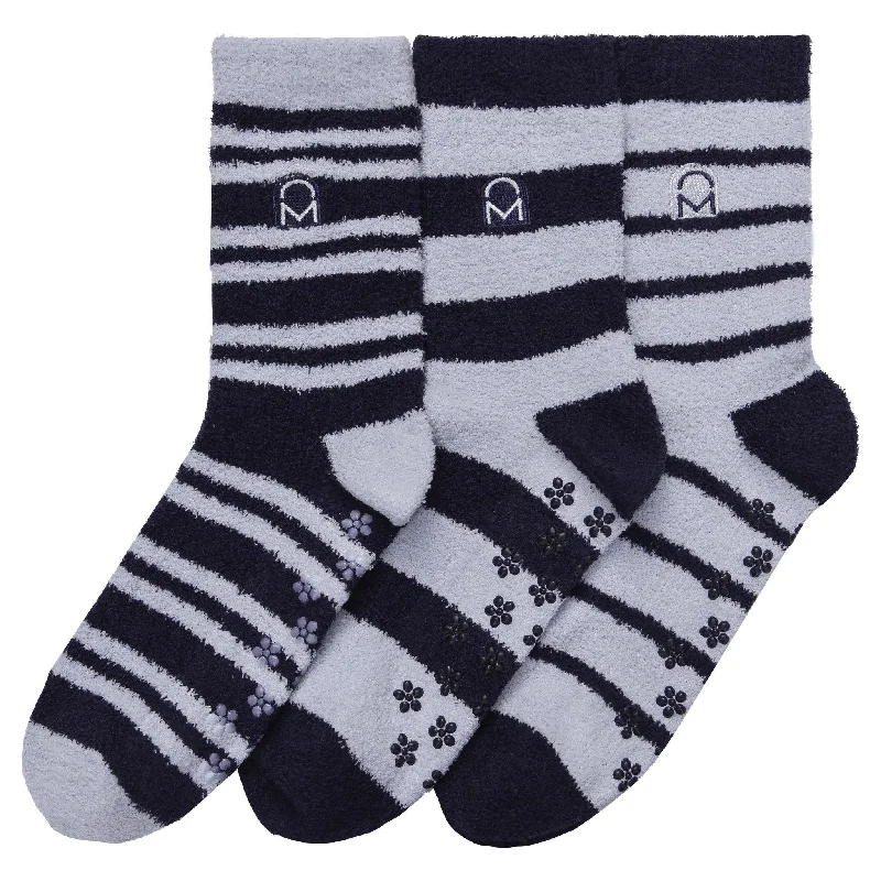 Mesh men's thongs for breathabilityWomen's Soft Anti-Skid Micro-Plush Winter Crew Socks - Set C9
