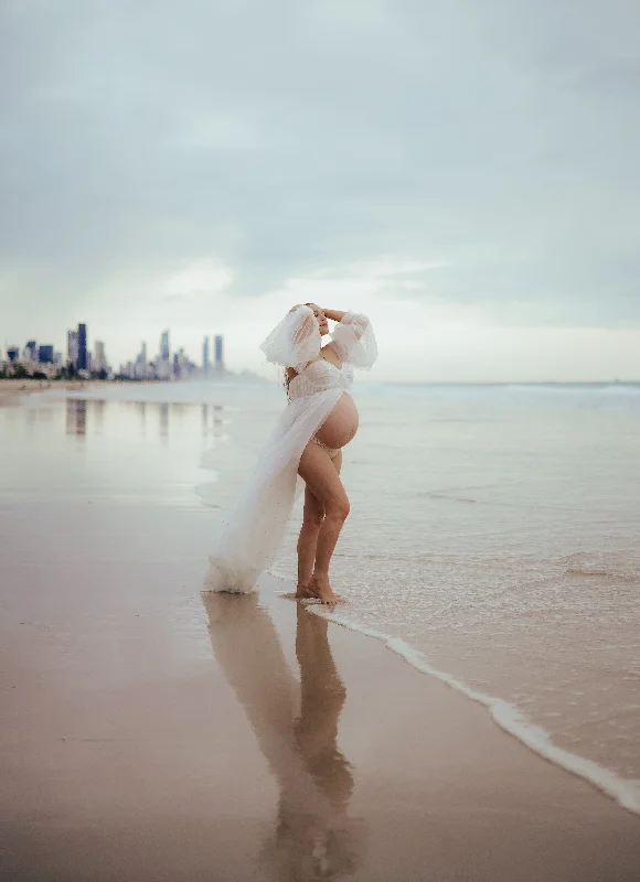 Leather men's thongs for a fetish lookPearl Maternity Dress HIRE (With Shipping)