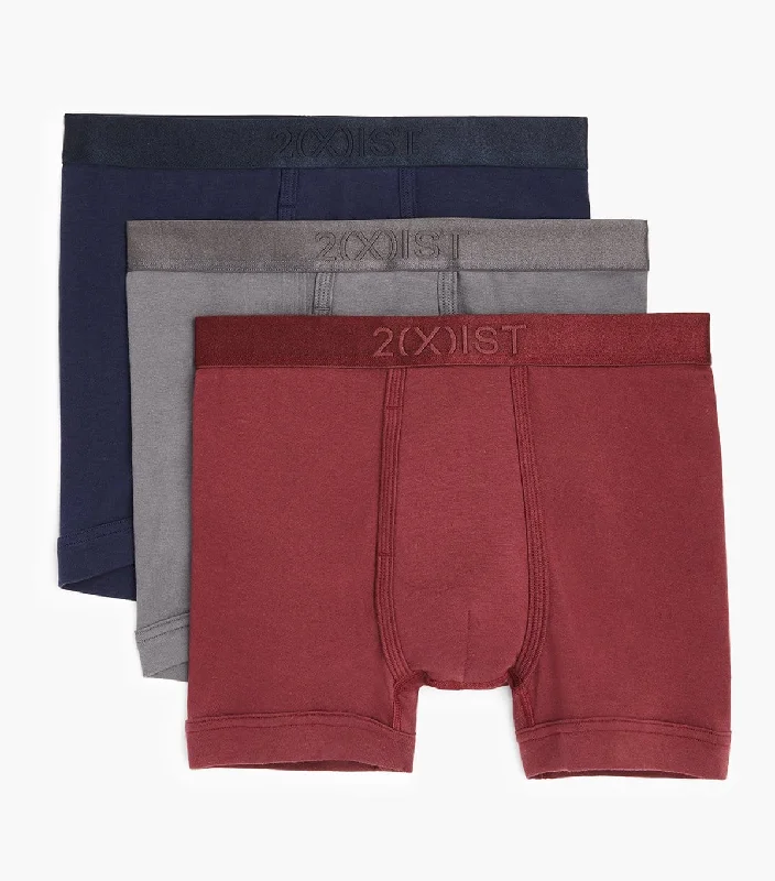 Patterned men's boxer briefs, such as stripes or checksPima Cotton Boxer Brief | 3-Pack
