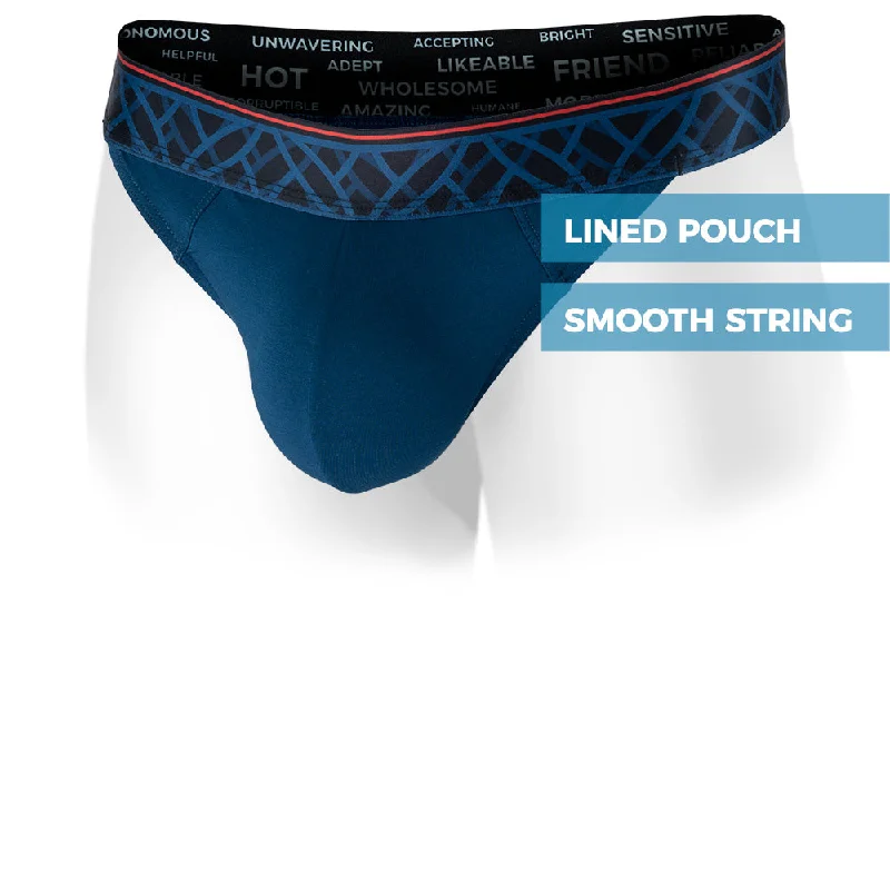 Glittery men's thongs for a party lookPinatubo Thong