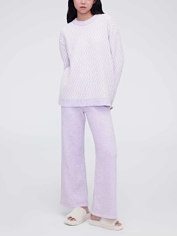 Soft - fabric men's thongs for a gentle touchPlush Fleece Pajama Set