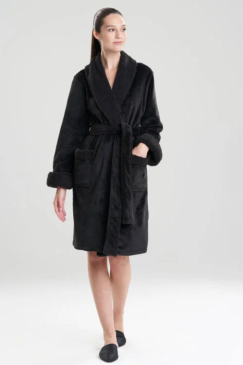 Mesh men's thongs for breathabilityPlush Sherpa Cozy Robe