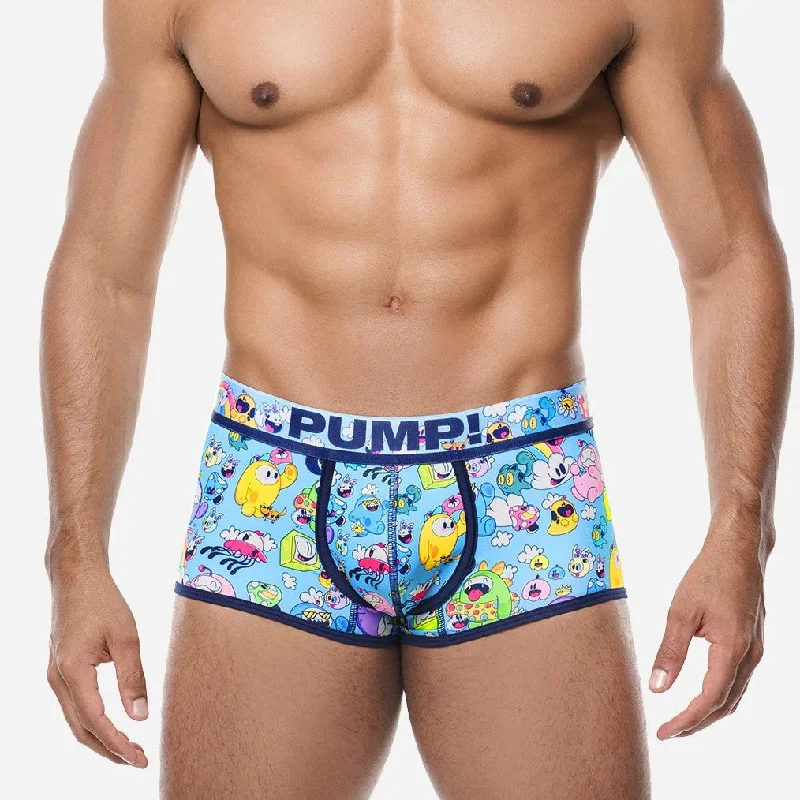 Low - rise men's boxer briefs for a modern silhouettePUMP! Funtopia boxer blue