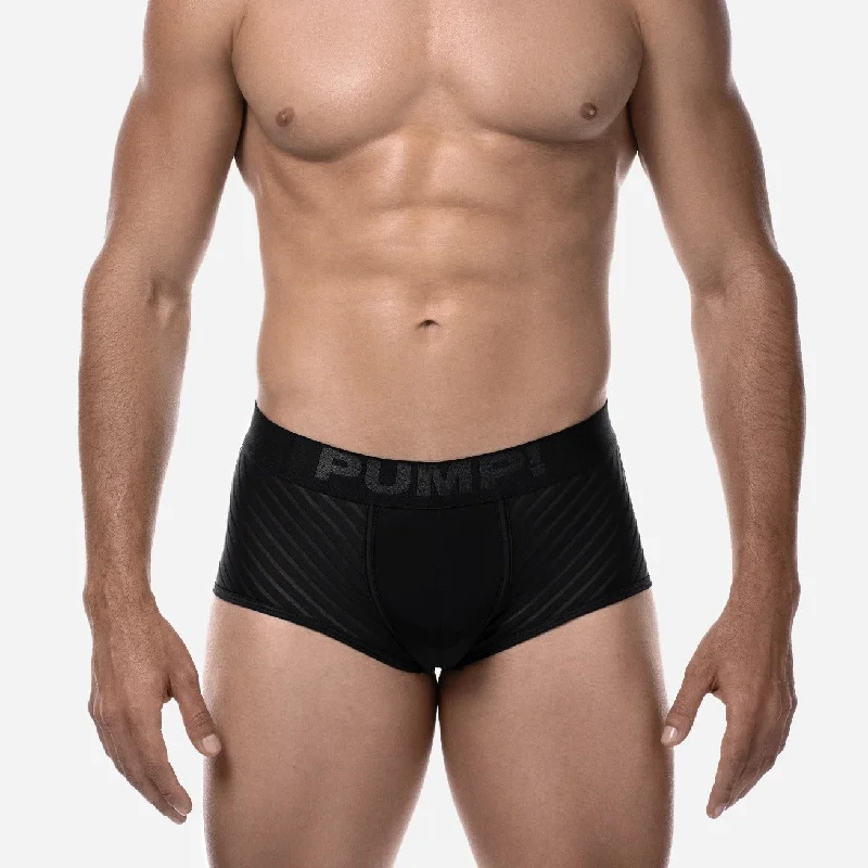 Stretch - fabric men's boxer briefs for a flexible fitPUMP! Whisper mesh boxer black Stretch - fabric men's boxer briefs for a flexible fitPUMP! Whisper mesh boxer black