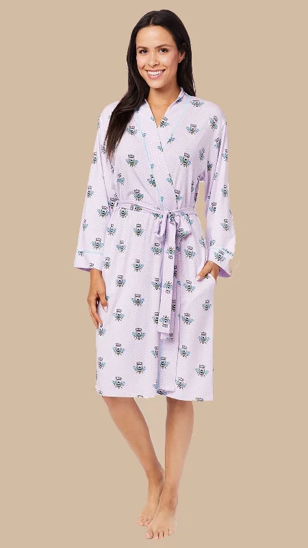 Low - rise men's thongs for a modern styleQueen Bee Pima Knit Robe