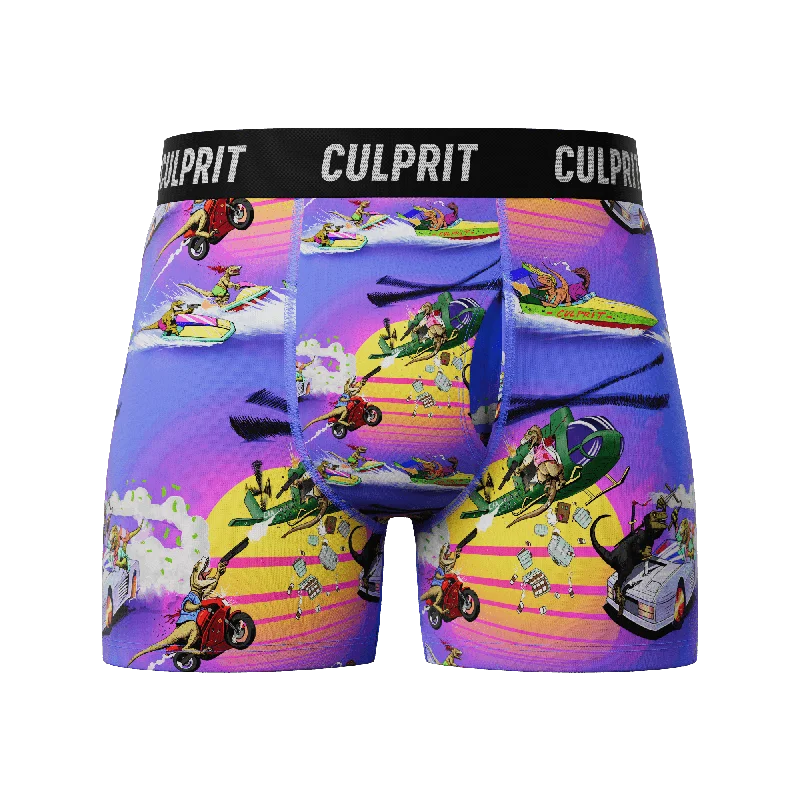 Solid - color men's boxer briefs in classic huesRaptor Vice 🦖 Boxer Briefs w/ fly