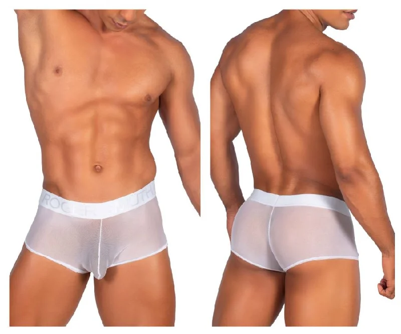 Breathable cotton men's boxer briefs for everyday wearRoger Smuth RS060 Trunks Color White Breathable cotton men's boxer briefs for everyday wearRoger Smuth RS060 Trunks Color White