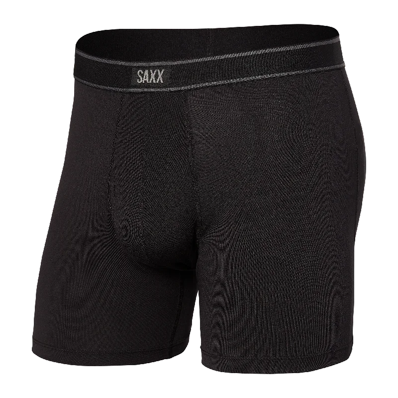 Men's boxer briefs with a soft elastic leg bandSaxx Daytripper Boxer Brief Fly - Black Men's boxer briefs with a soft elastic leg bandSaxx Daytripper Boxer Brief Fly - Black